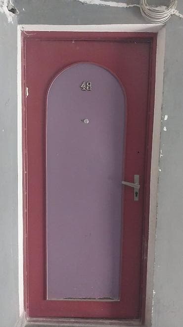 demir cener: Dəmir giriş qapısı – ikiüzlü - Material: metal karkaslı, - Xarici — 1