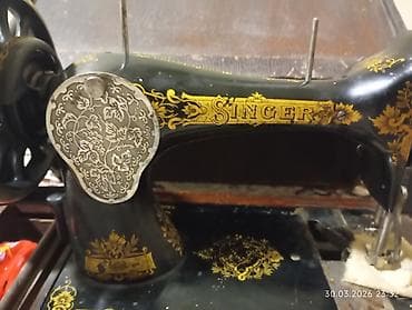 antik eşya: Məhsul: Singer mexaniki tikiş maşını (klassik model) Təsvir: - — 3