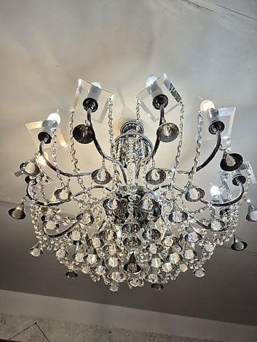 lustur altligi: Çılçıraq, 10 və daha çox lampa, Xrustal — 2