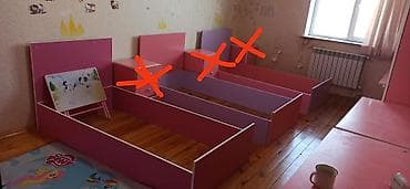 mekteb mebeli: Qız üçün, Təknəfərlik çarpayı — 2