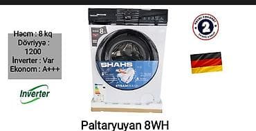 hyundai service elaqe nomresi: SHAHS Paltaryuyan 8WH - Yükləmə həcmi: 8 kq - Sürət: 1200 dövr/dəq - — 1