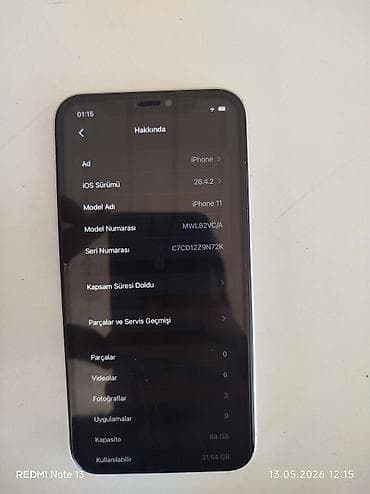 Elektronika: IPhone 11, 64 GB, Ağ, Face ID — 3