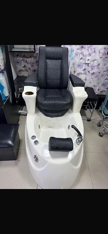 Pedikür spa kreslosu və ayaq vannası komplekti - Ergonomik, hündür — 1