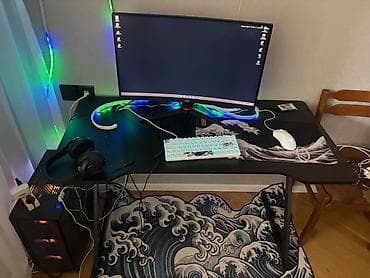 Güclü oyun kompüteri + monitor satılır + aksessuarlar * Prosessor