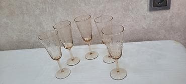 alət qabı: Qədəhlər, rəng - Qəhvəyi, Şüşə, 6 ədədli dəst — 4