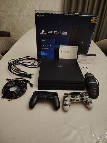 logitech g pro: Playstation 4 pro konsol ideal veziyyetdedir 1 eded orijinal Djostik 1 — 1