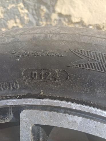 opel vectra oluxanasi: 4 ədəd yüngül lehimli disk və şin komplekti - Disklər: 15 düym — 4