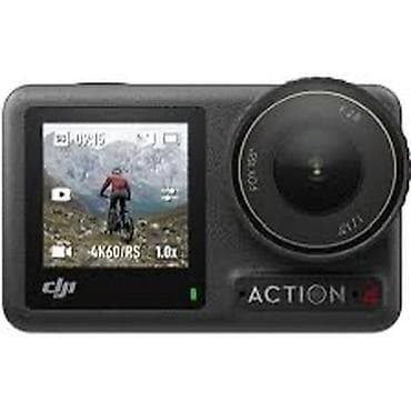 DJI Osmo Action 4 aksiyon kamerası - 4K/60fps videoyazma (ekranda