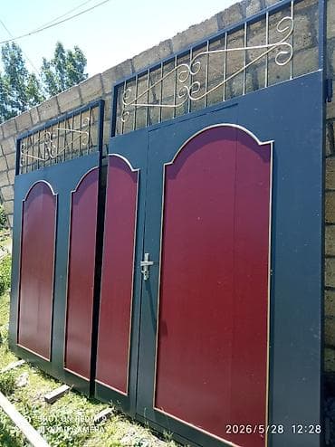 şuşe qapi: İşlənmiş Dəmir Həyət darvazası, Yana açılan, Mexaniki, Qapı ilə, Ödənişli çatdırılma — 2
