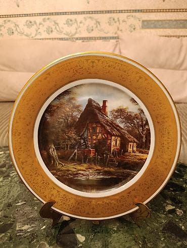 mezun sekilleri: Gloria porzellan panno,Bsyreuth,33 sm — 4