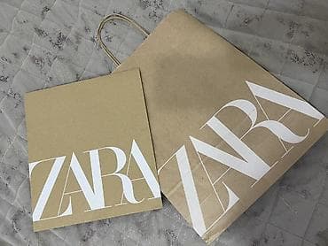 ipi: ZARA brendindən kağız hədiyyə paketi dəsti - Tərkib: 1 ədəd ZARA — 3