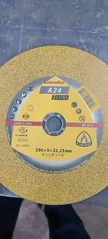 bağ alətləri: UniFlex və Klingspor kəsici diskleri – daş və metal üçün Məhsul — 4