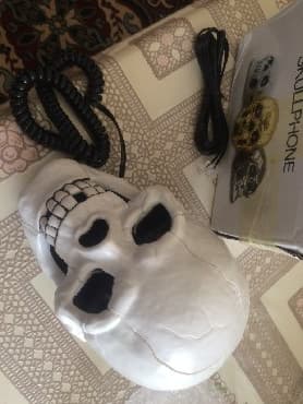 3 simli telefon: Домашний-телефон-череп — 4