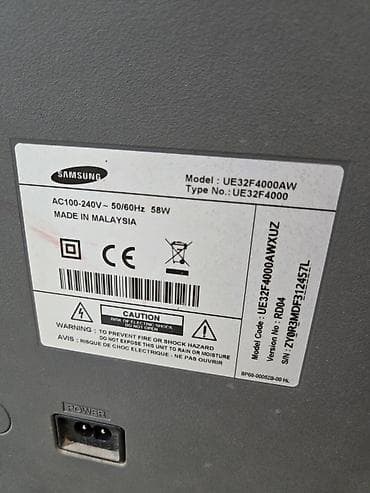 tve: İşlənmiş Televizor Samsung LED ekran 32" Ünvandan götürmə — 4