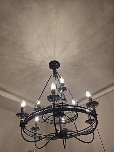 lustur altligi: Çılçıraq, 10 və daha çox lampa, Metal — 4