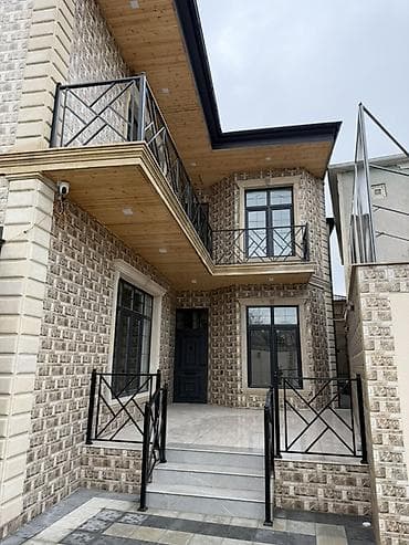 yeni yasamal ipoteka evler: İki mərtəbəli müasir fərdi ev - Memarlıq: Dekorativ kərpic üzlüklü — 1