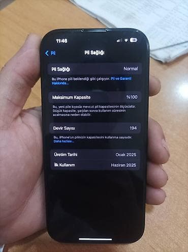 4s iphone: IPhone 16 Pro, 128 GB, Black Titanium, Barmaq izi, Sənədlərlə, Face ID — 2