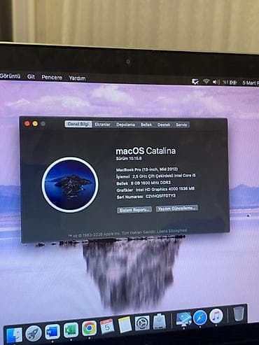 usb ventilator: TECILI SATILIR-Apple MacBook Pro 13" (Mid 2012) - Əməliyyat sistemi — 1