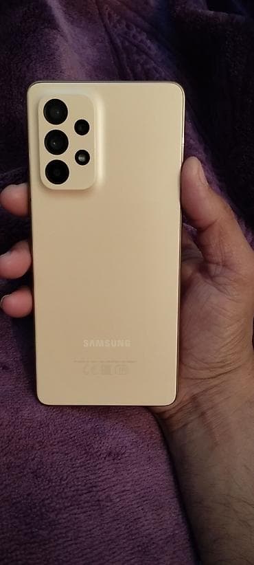 roadmark android player: Samsung Galaxy A53 5G, 128 GB, rəng - Qızılı, Barmaq izi — 2