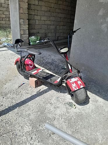 r18 diskler: Geniş təkərli elektrik skuter - Model: Citycoco tipli, geniş təkərli — 1