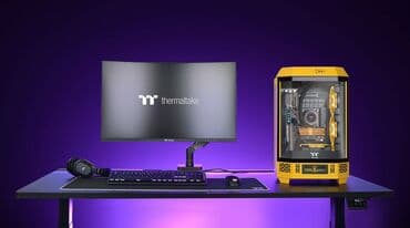 cpu fan: 👉 Thermaltake The Tower 300 Bumblebee Edition - Unikal Dizaynlı — 2