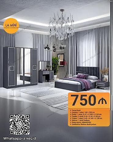 taxta stul stol: İkinəfərlik çarpayı — 1