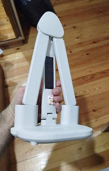 Stol lampaları: Stolüstü orqanayzer: LED lampa, saat, zəngli saat, qələm stəkanı/qabı — 6