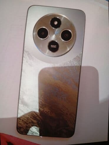 wifi modem satilir: Poco C75, 256 GB, rəng - Gümüşü, Barmaq izi — 3