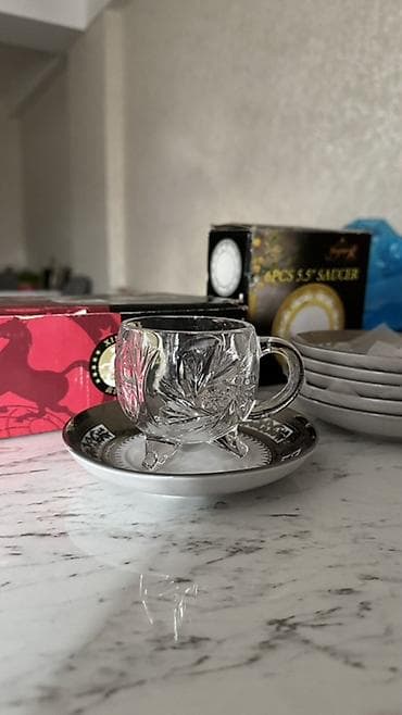 8 mart hediyye: Çay dəsti, Şüşə, 6 nəfərlik — 1