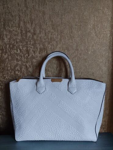 louis vuitton canta: Çanta, Burberry.Təmiz quzu dərisi,yeni original çanta — 2