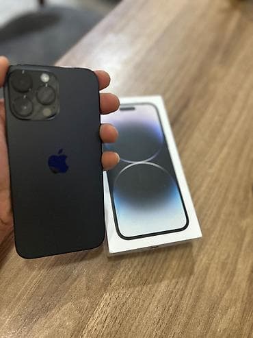 iphone nauşnik: IPhone 14 Pro Max, 128 GB, Space Gray, Barmaq izi, Face ID — 1