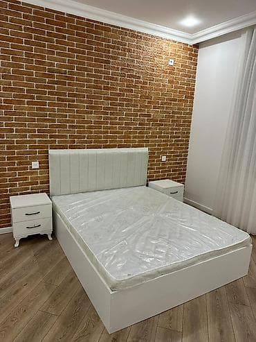 İki nəfərlik yataq – ortopedik döşəkli - Ölçü: təxminən 160x200 sm — 2