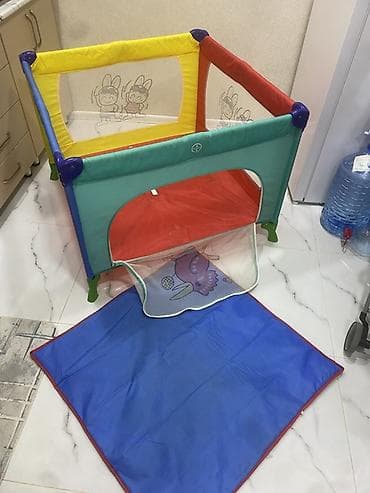 leqo oyuncaqlar: Uşaq üçün oyun çitləri (playpen) - Rəngli, yumşaq parça və möhkəm — 4