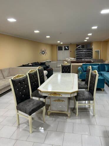 5 15 taxta qiymeti 2022: Qonaq otağı üçün, Yeni, 6 stul — 1