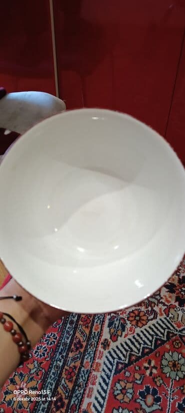 набор ножей: Porselen dekorativ dəst - Tərkib: 1 ədəd iri vaza və 2 ədəd kase — 8