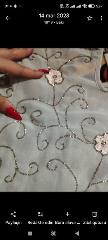 Toy paltarları və aksesuarları: Maksi Ətək, Bershka, Trikotaj, L — 6