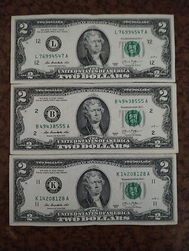 5 dollar: Pullar Bir ədədi 100 manat. Cap xətallari və maraqli seriyalar — 1