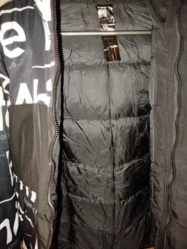 Ножи: Uşaq qış gödəkçəsi - Rəng: qara üzərində ağ yazılı print - Ölçü — 3