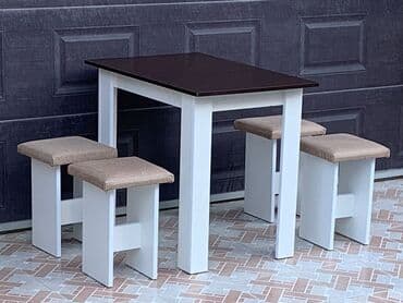 yazı masa: Mətbəx üçün, Yeni, 4 stul — 7