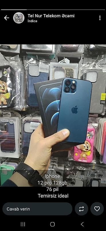 iphone 12 pro dual sim: IPhone 16 Pro, 128 GB, Göy — 5