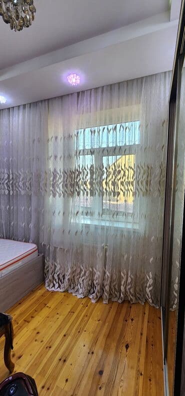 qiz otagi ucun perdeler: Yarpaq naxışlı bu tül pərdələr istənilən otağa zəriflik qatır. Yüngül — 8