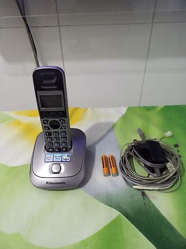 ТВ и видео: Panasonic firmasi olan ev telefonu (vazdusnu).yeni alinib az islenib — 2