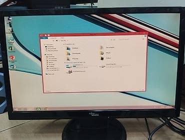 kompüter işi: Masaüstü kompüter komplekti ekran diaqalan dioqanal 21.5 — 10