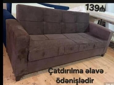 ofis əşyaları: Divan, Açılan, Bazalı, Parça, Ödənişli çatdırılma — 6