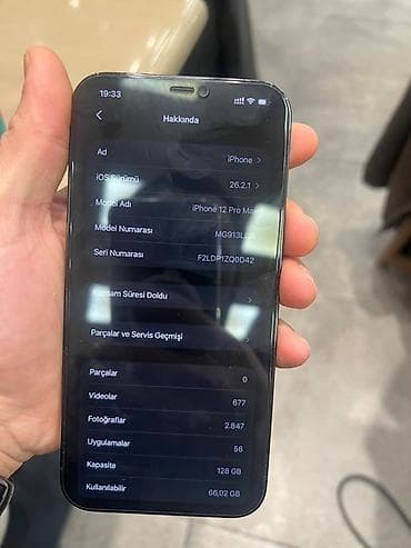 redmi note 10 ekranı: IPhone 12 Pro Max, 128 GB, Pacific Blue, Face ID — 3