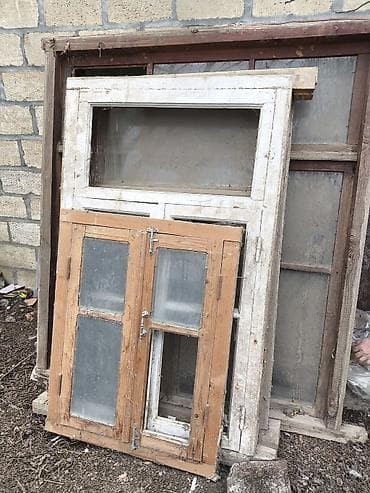 led isiq: Taxta çərçivəli köhnə pəncərə blokları dəsti Məhsulun təsviri: - — 4