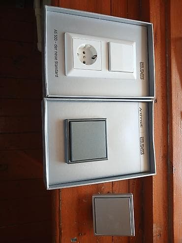 Rozetkalar: JUNG elektrik aksesuarları dəsti Məhsul təsviri: - Brend: JUNG - — 1