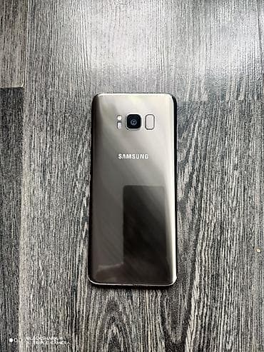 Samsung Galaxy S8, 64 ГБ, цвет - Золотой, Кнопочный, Отпечаток пальца, Беспроводная зарядка