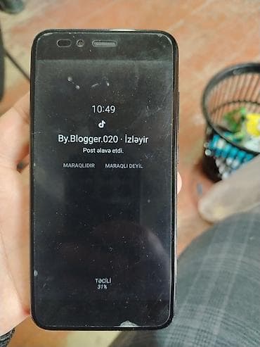 elektron kilid: Xiaomi Mi A1, 64 GB, rəng - Qara, 
 Barmaq izi — 3