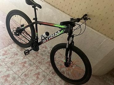 velisoped: STIM brendli dağ velosipedi - Güclü alüminium gövdə, rəngli (qara — 4